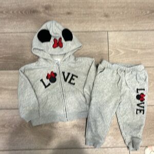 Baby Gap x Disney Minnie Mouse sweatsuit 18-24mo
